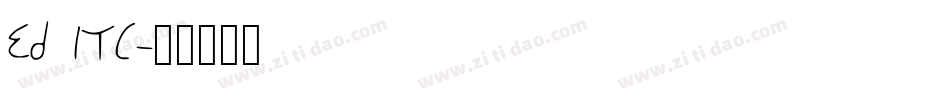 Ed ITC字体转换
